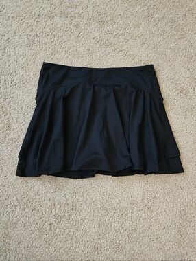 Old Navy Active Extra High Rise Black Athletic Skirt with Built-In Shorts Large